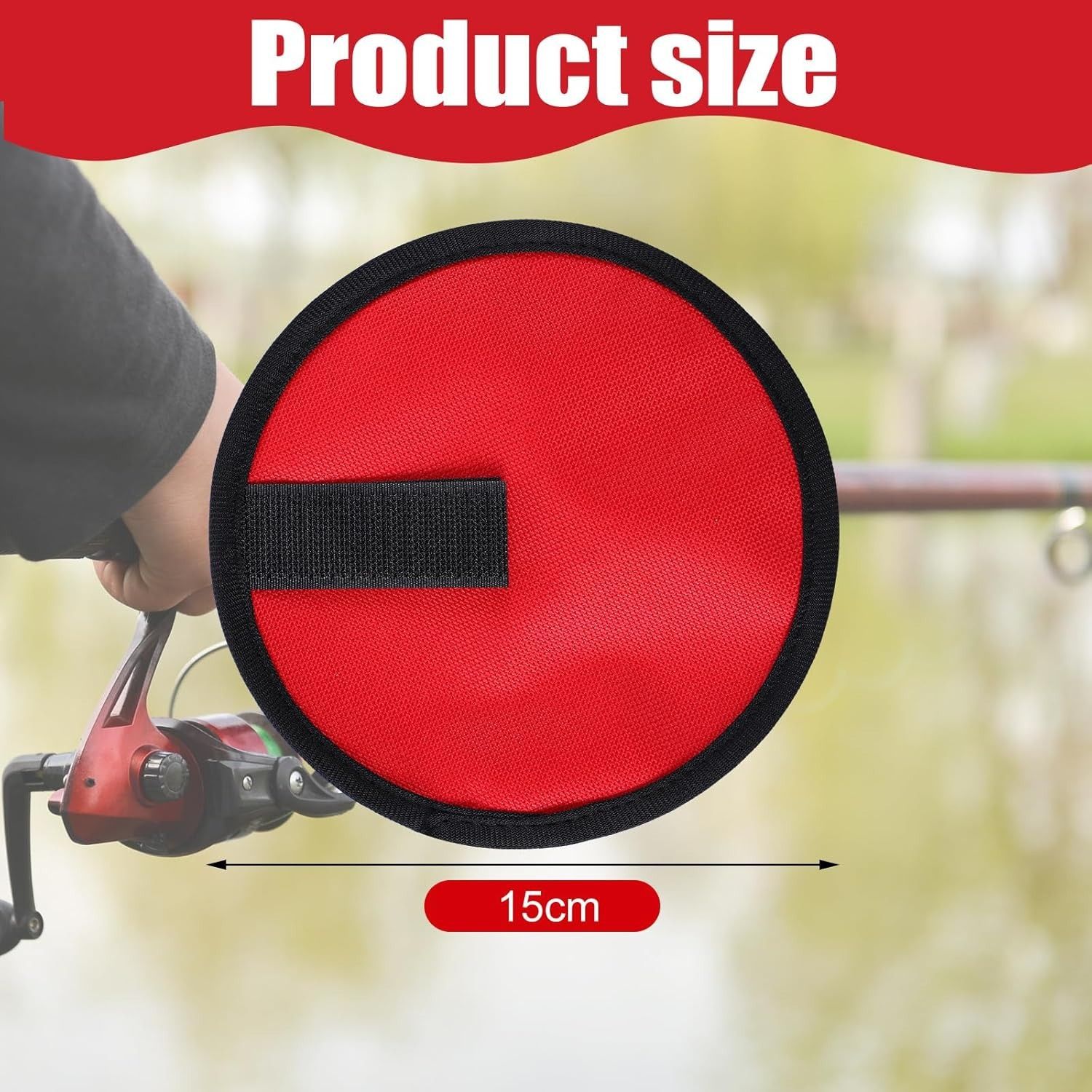 8 Pack Fishing Lure Covers Bait Gloves Lure Shield Wrap Fishing Hook Cover Easily See Bait Storage Protector Guard to Keep Fishermen Safe for  Rod（red） - Image 5