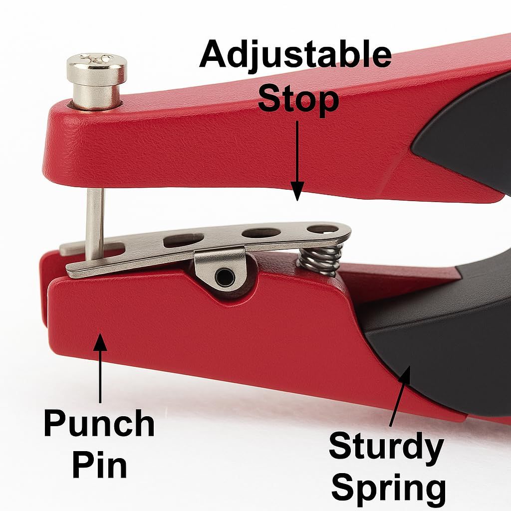 Livestock Ear Tag Applicator Tool – Heavy Duty Metal Tagging Pliers for Cattle, Goats, Sheep, and Farm Animal Identification（24cm,Give away a wrench and an ear tag nail） - Image 4
