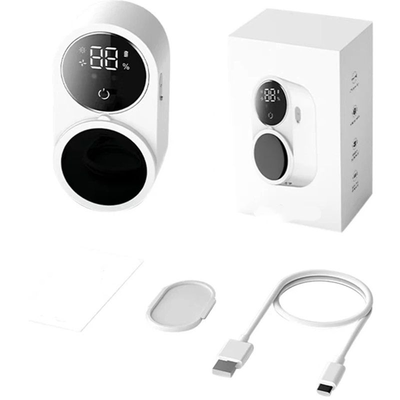 Toothbrush Cleaner & Toothbrush Holder, Cleaning and Air Drying, LED Smart Screen, Rechargeable Wall Mount Toothbrush Holder for Bathrooms - Image 1