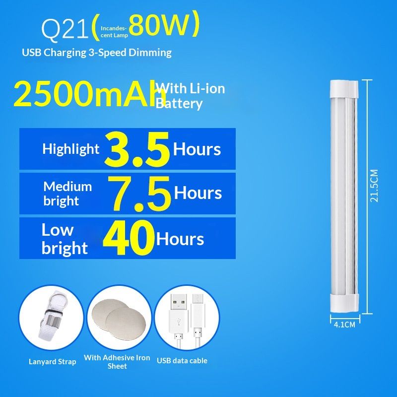 Rechargeable Magnetic Task Light, Battery Operated Lights, Dimmable, Closet Light, Wireless, Portable Light, Perfect for Garage, Camping and More（20CM） - Image 5