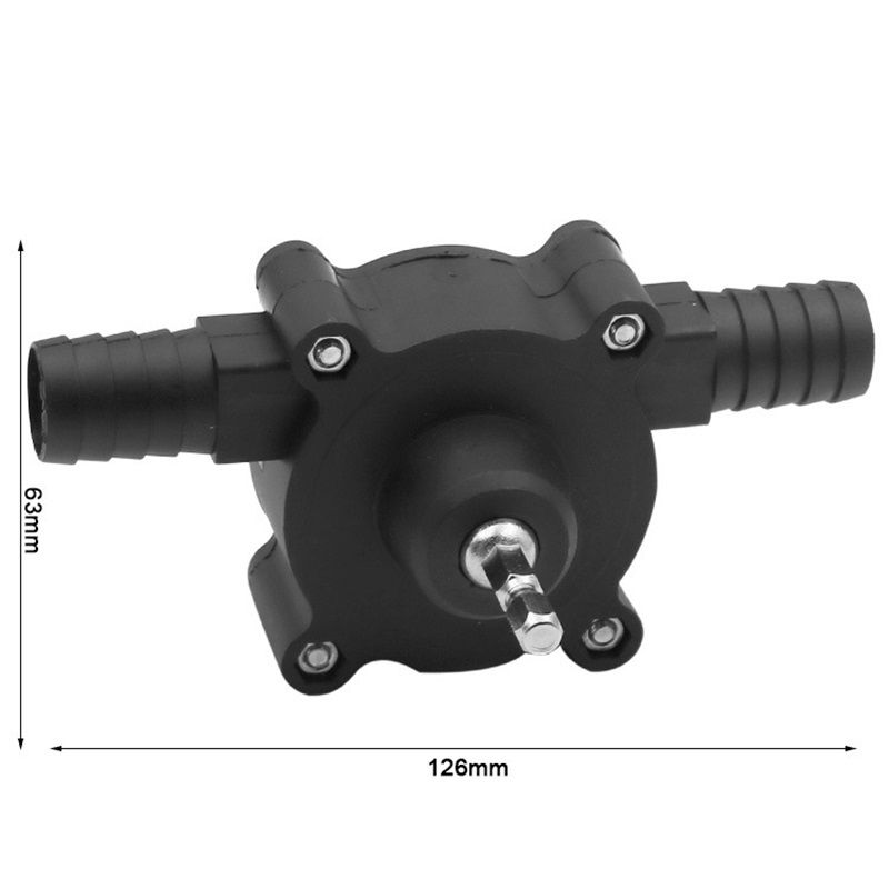 Hand Electric Drill Pump, Self-Priming Pump Electric Drill Small Household Home Water Transfer Pumps  Black - Image 5