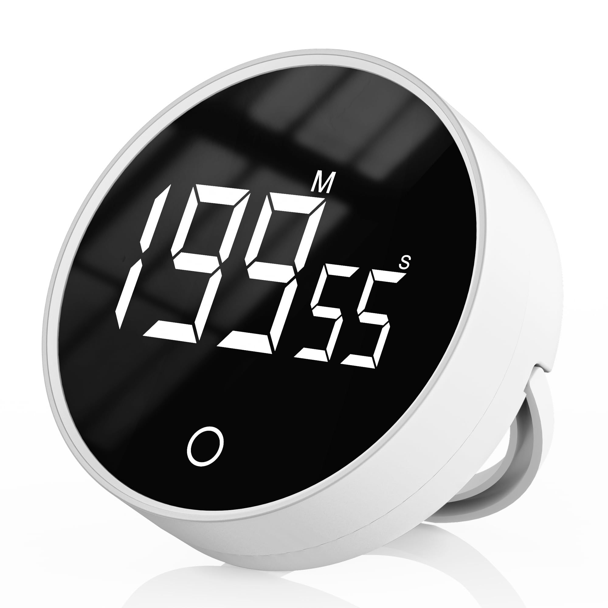 Digital Kitchen Timer - Magnetic Countdown Countup Timer with Large LED Display Volume Adjustable, Easy for Cooking and for Seniors and Kids to Use (white) - Image 1