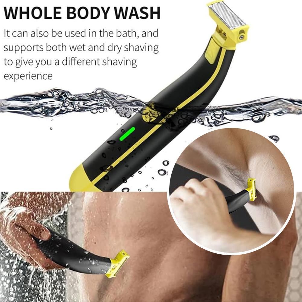 Wet and Dry Electric Shaver - New Close Electric Razors for Men Women Shaving Face, Rechargeable Waterproof Mens Beard Mustache Trimmers for Face and Body Facial Hair Razor Leg Shavers (Shaver) - Image 2
