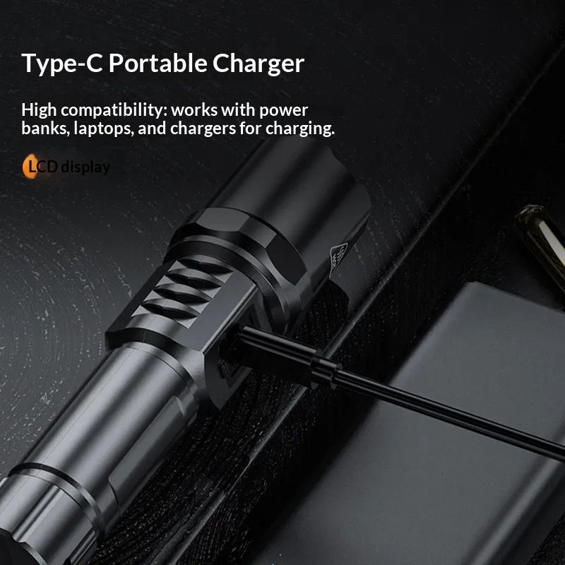 Rechargeable Flashlights High Lumens, LED Flashlight , Super Bright High Powered Flashlights, Powerful Flashlights for Home Emergency Camping - Image 4