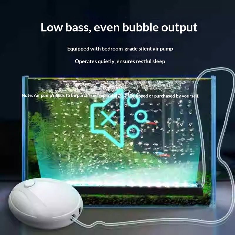 Submersible Aquarium Light,LED Aquarium Air Bubble Light,Color Changing Brightness Adjustable Timing Waterproof Remote Control Fish Tank Light Bar,Aquarium Light Bubbler Wall,26cm - Image 5