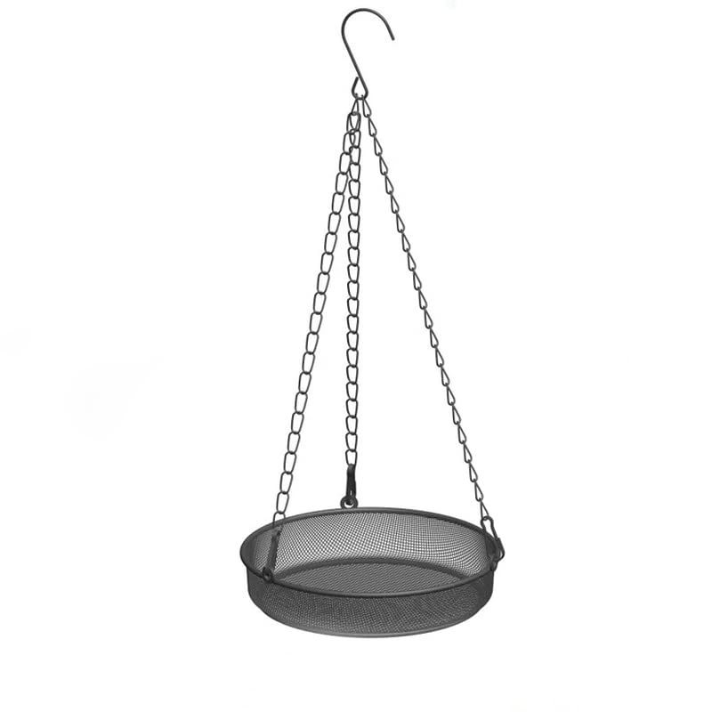 Premium Hanging Bird Feeder Tray, Platform Bird Feeder Stainless Steel Mesh Tray,Wild Bird Feeder for Outside Hanging Seed Platform 1Pcs - Image 1