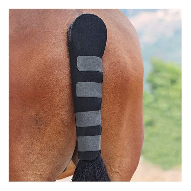 Adjustable Touch Fasteners Quality Versatile Horse Tail Guard Equine Tail Wrap Premium Adjustable Padded Horse Tail Wrap Protector Touch Fasteners 48*35cm - Image 2