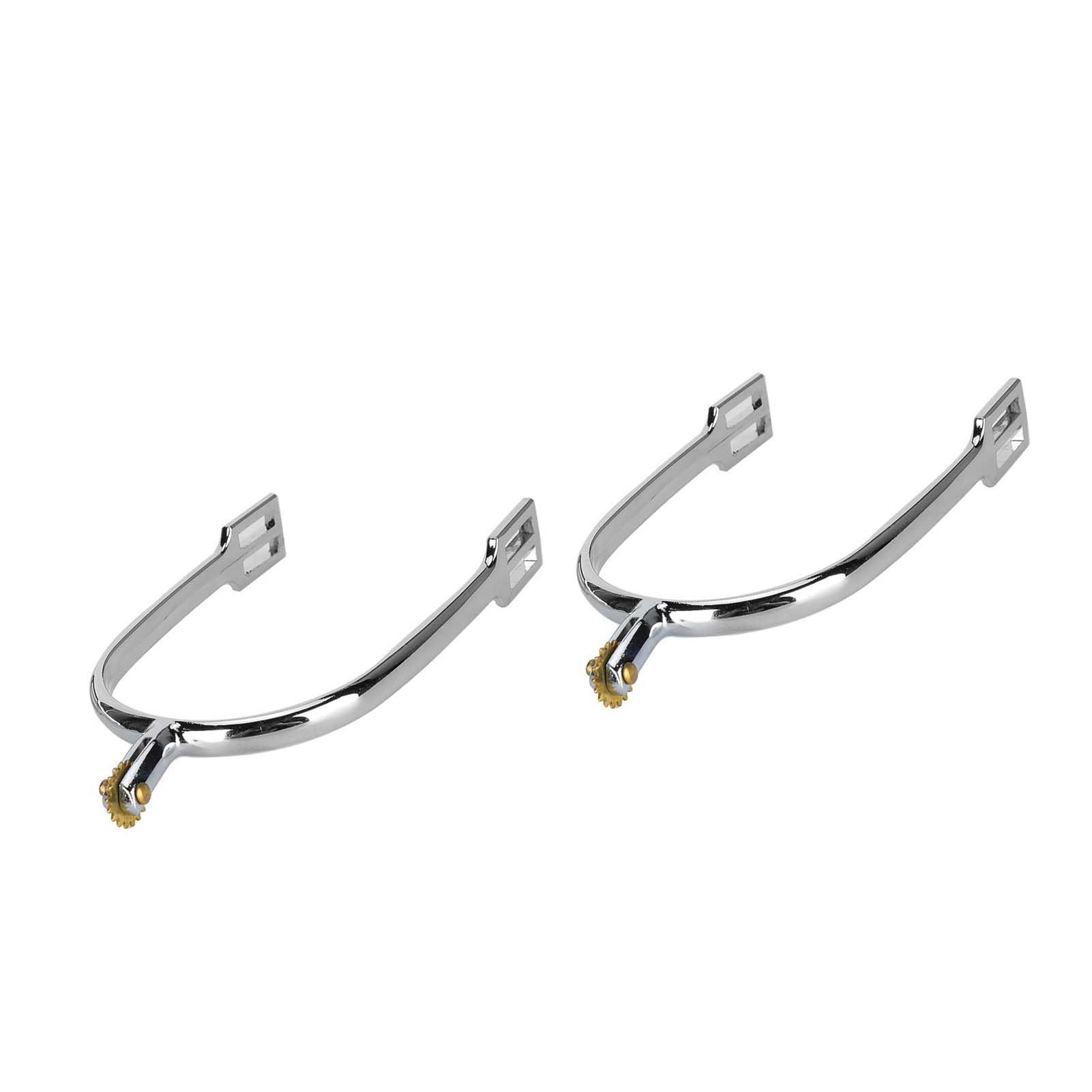Horse Spurs, Zinc Alloy Material Erosion Spurs Spurs with Rotatable Copper Riding Horse Accessory Exquisite Workmanship, Practical  a pair - Image 2