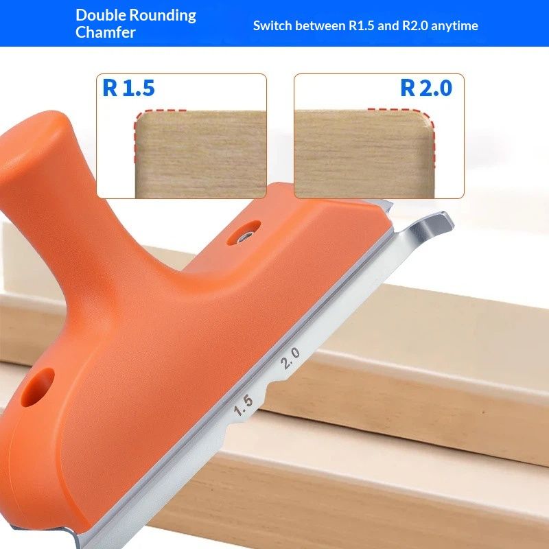 Imbot Edge Banding Trimmer With Stainless Steel Blade，Woodworking Trimmer For Deburring, Edge Planing,Correcting Wood Edges, Woodworking, Veneer（Edge trimming knife+bag） - Image 2