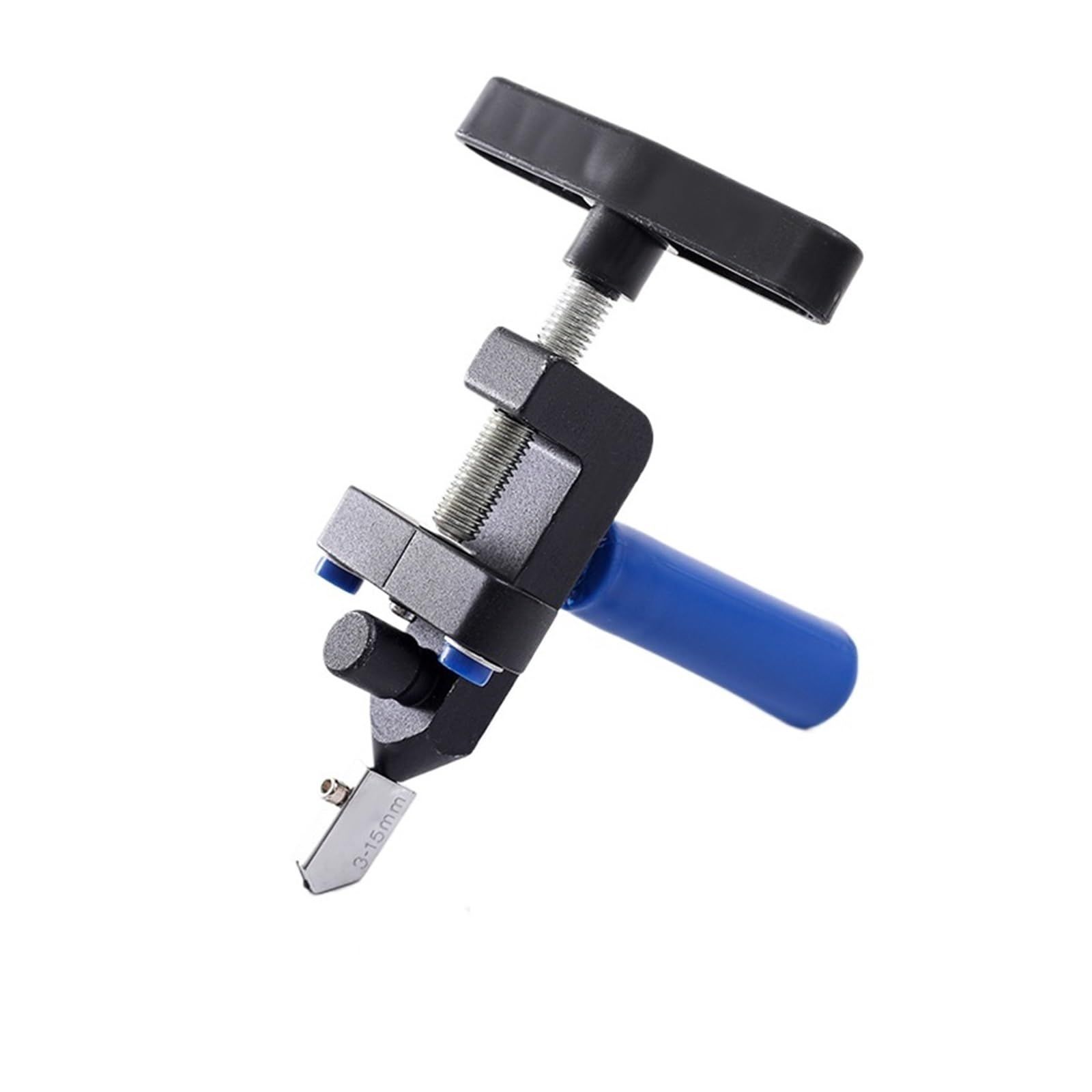 Glass Cutter, 2 in 1 Glass Cutting Tool  3 Tungsten Steel Blades, 4 Tips, Screwdriver, Ceramic Tile, Glazed Tiles Blue - Image 3