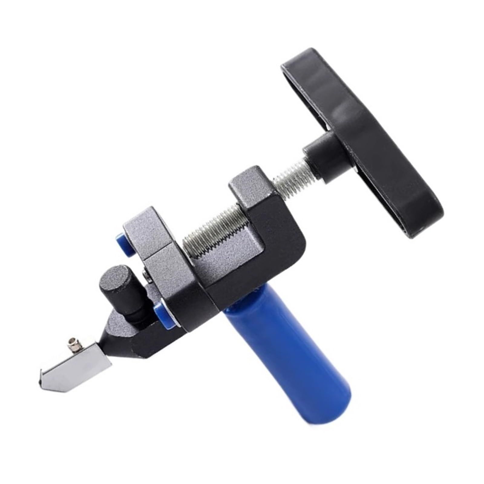 Glass Cutter, 2 in 1 Glass Cutting Tool  3 Tungsten Steel Blades, 4 Tips, Screwdriver, Ceramic Tile, Glazed Tiles Blue - Image 5