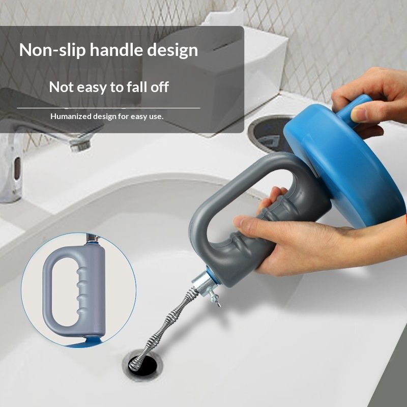 drain clog remover,Snake Drain Cleaner,Use Manually for Kitchen,Bathrom and Shower Sink Unclog Drain Hair Removal Tool (3m) - Image 2