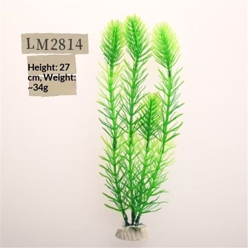 3 pack Aquarium Decor Fish Tank Decoration Ornament Artificial Plastic Plant Green 27cm Pink/Purple/green, 3-Pack - Image 5