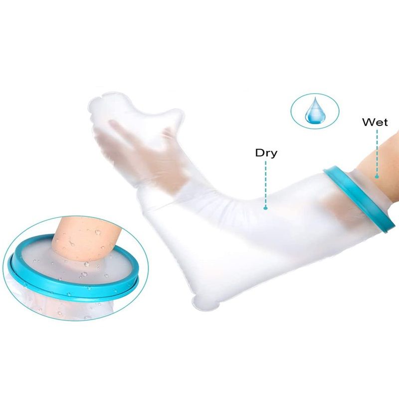 Waterproof Cast Cover Arm Adult, Soft Comfortable Cast Protector for Shower, Reusable Elastic Cast Bag for Bandage, Wound Care Supplies（63.5*43*21cm) - Image 2