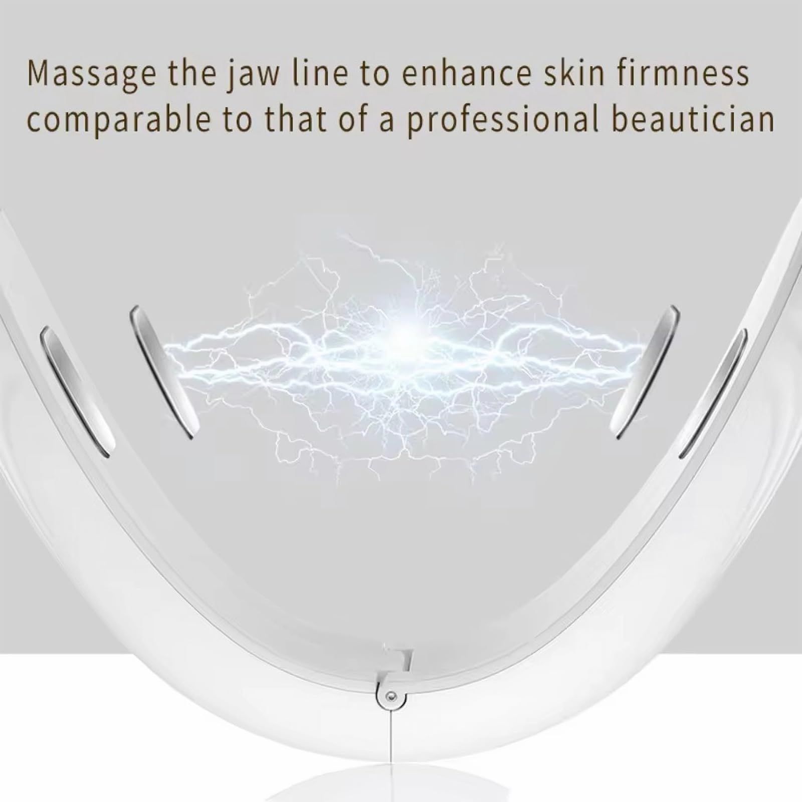 Intelligent Electric Double Chin and V-Shaped Face Machine with 12Adjustable Intensities - Women's V-Face Machine(white,25.6*4.5cm） - Image 4