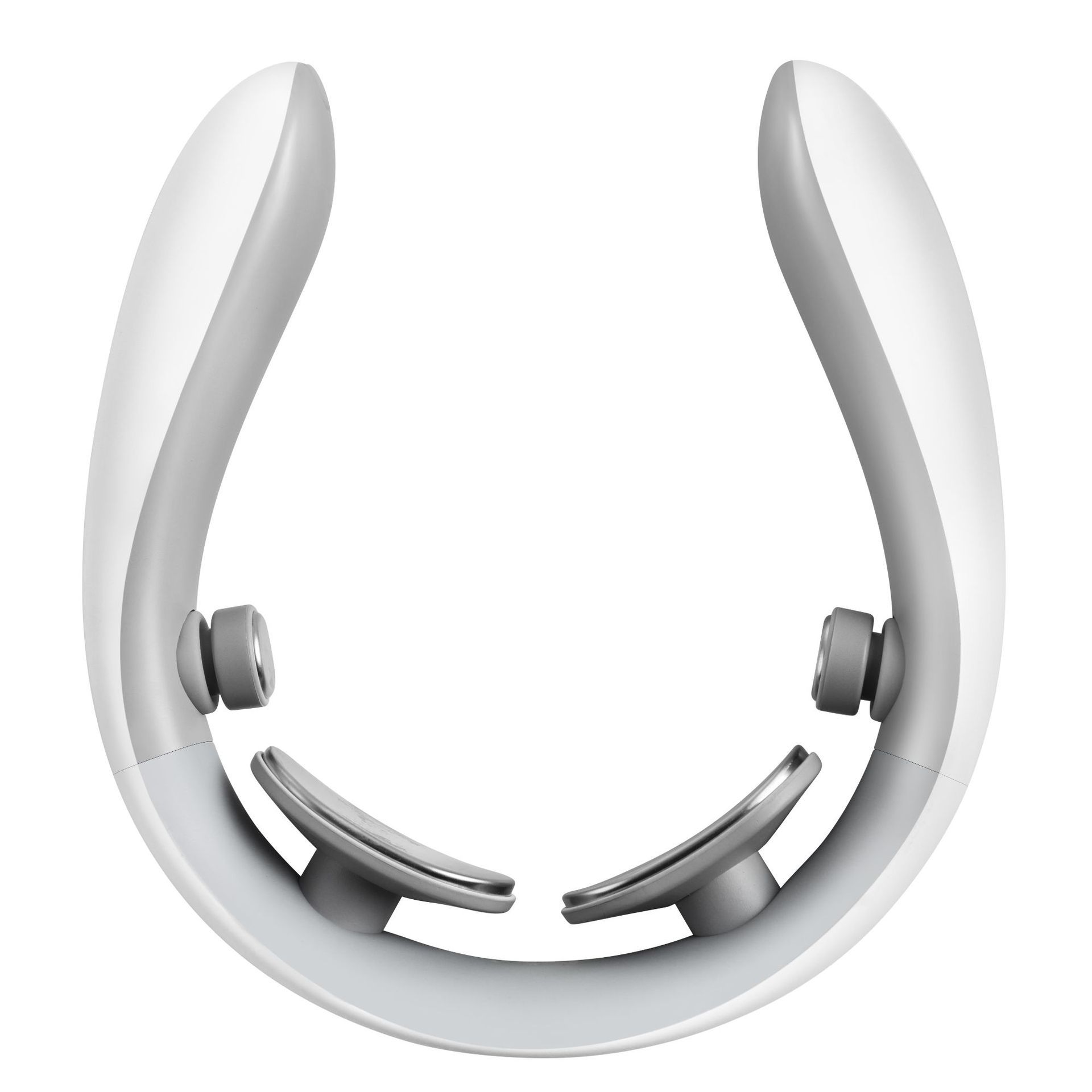 Neck Massager with Heat, Electric Pulse Neck Massager for Pain Relief, Wireless  Intelligent Massager for Women（white,15.3*13.9*3.45cm) - Image 1