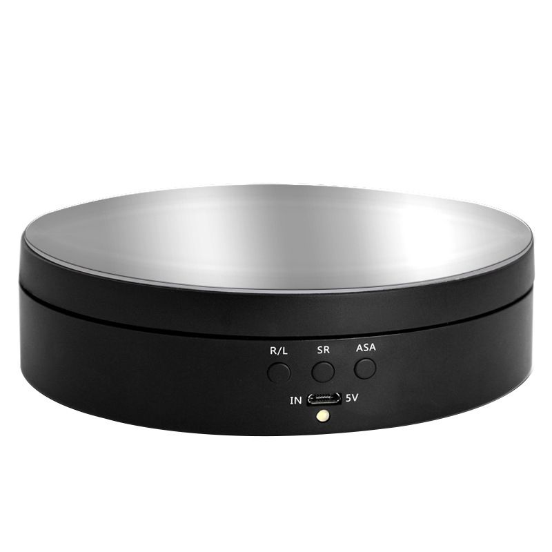 Motorized Rotating Display Stand, 360 Degree Electric Rotating Turntable for Photography Products, Jewelry, 3D Model , White - Image 1