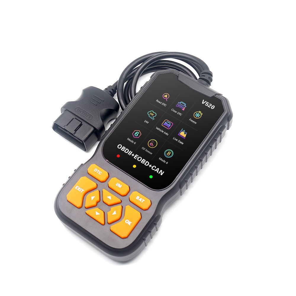 Professional OBD2 Car Scanner Diagnostic Tool, Enhanced V520 Vehicle OBDII/EOBD Check Engine with Read/Erase Fault Code, Auto Code Reader Scanner - Image 1