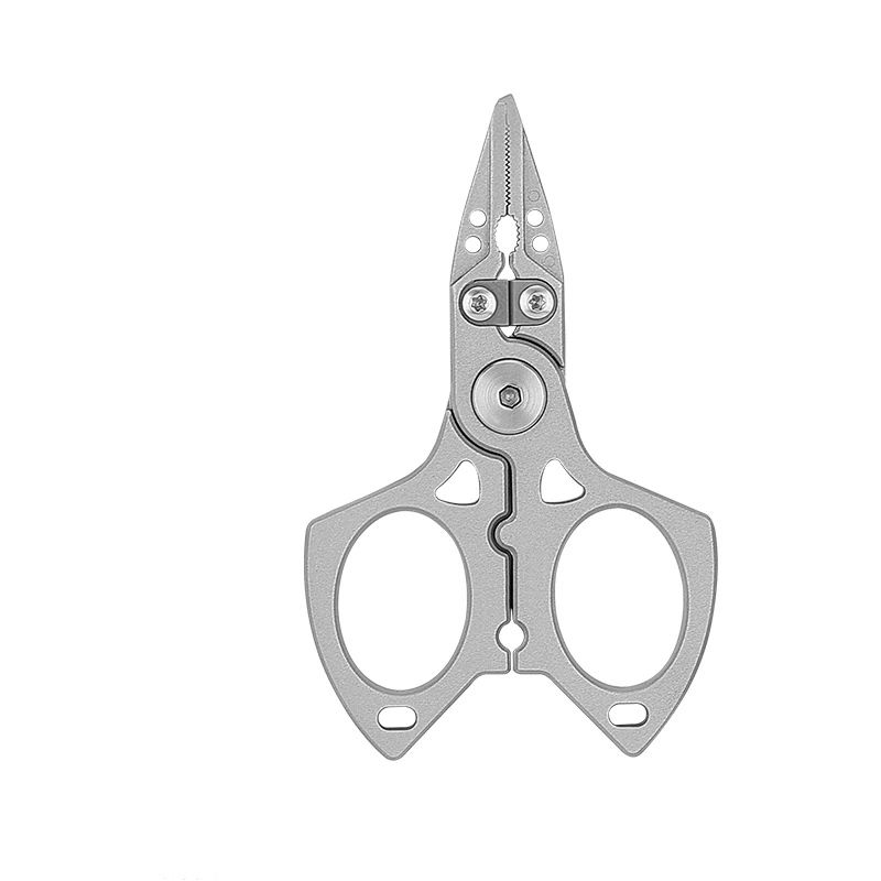 Fishing Pliers Saltwater, Stainless Steel Fishing Pliers with Split Ring, Fish Hook Remover,  Fishing Gift for Men - Image 1