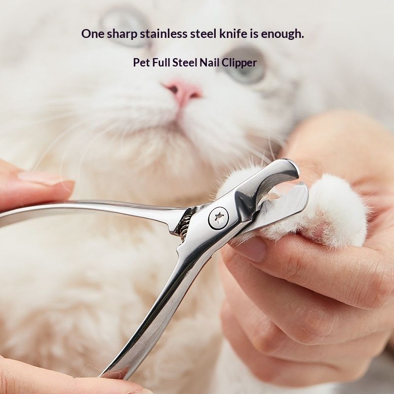 Dog Nail Clippers – Sharp, Durable, All Steel Material, Ergonomic Non-Slip Handle, Safe and Comfortable Trimming, Professional Pet Nail Trimmers for All Dogs Cats - Image 2