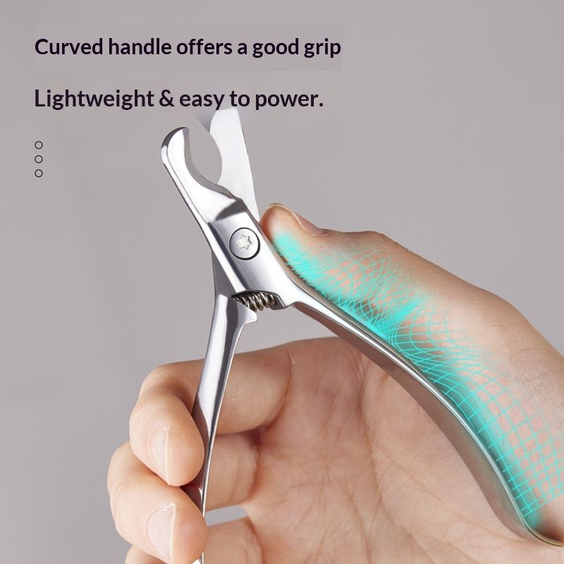 Dog Nail Clippers – Sharp, Durable, All Steel Material, Ergonomic Non-Slip Handle, Safe and Comfortable Trimming, Professional Pet Nail Trimmers for All Dogs Cats - Image 3