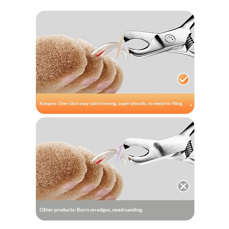 Dog Nail Clippers – Sharp, Durable, All Steel Material, Ergonomic Non-Slip Handle, Safe and Comfortable Trimming, Professional Pet Nail Trimmers for All Dogs Cats - Image 4