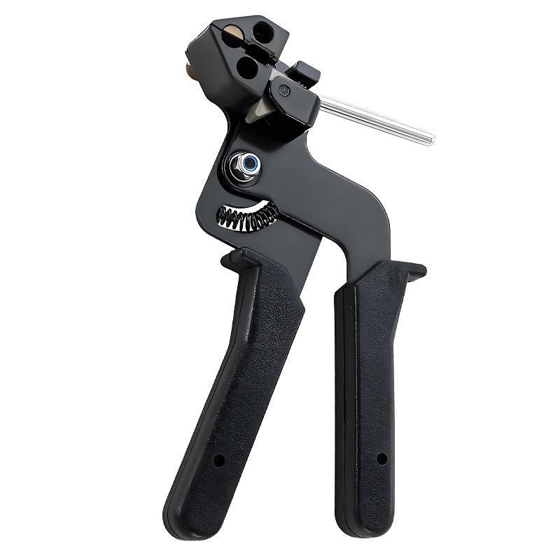 Cable Tie Gun，Stainless Steel Zip Tie Gun, Special Tool For Fastening And Cutting Metal Cable Ties. Stainless Steel Zip Tie Tool Used to Repair Fence, Pipe Wrap, - Image 1