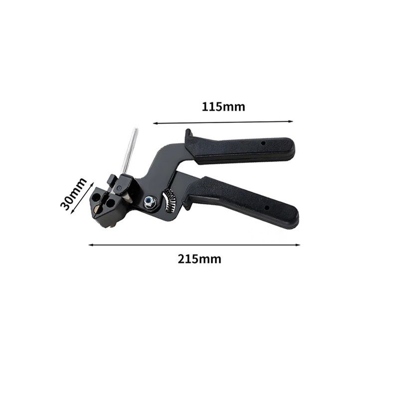 Cable Tie Gun，Stainless Steel Zip Tie Gun, Special Tool For Fastening And Cutting Metal Cable Ties. Stainless Steel Zip Tie Tool Used to Repair Fence, Pipe Wrap, - Image 5