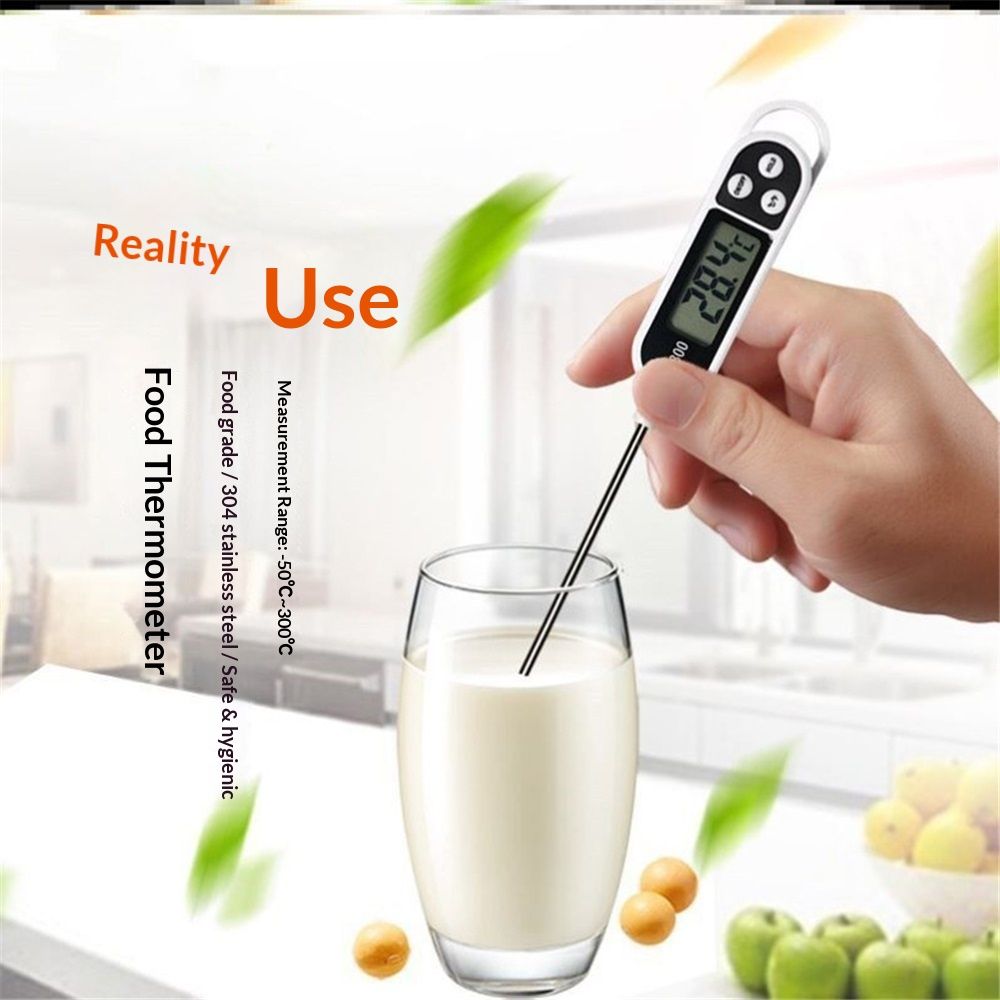 TP300 Digital Meat Thermometer for Cooking Food, Kitchen Needs, Smoker Oven BBQ Grill, Candy, Drinks, Instant Read,  2pcs - Image 4