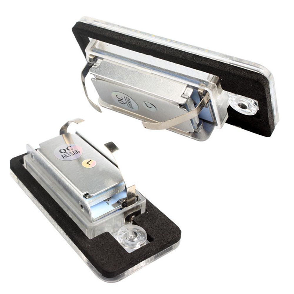 License Plate Lights LED Tag Lamps for A3 S3 A4 S4 A6 S6 A8 S8 Q7 RS4 License Number Plate Lamps, 6500K Xenon White, 2 Packs - Image 1