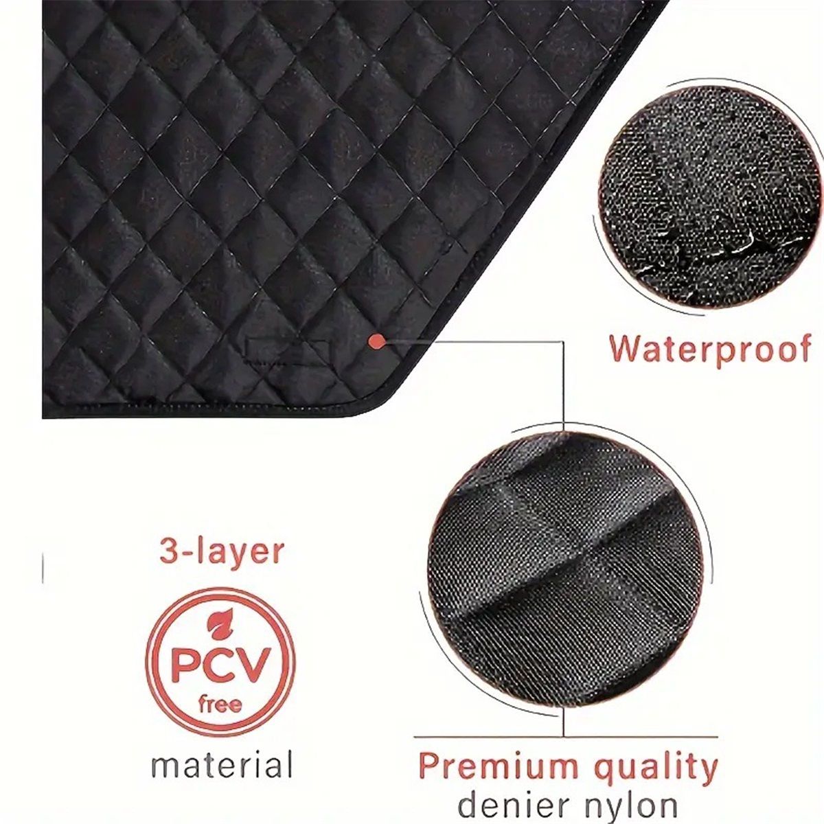 A pair Dog Car Door Protector – Larger Design for Trucks & Large SUVs, Thickened Waterproof Door Panel Covers, Protects Doors from Dog Scratching - Image 4