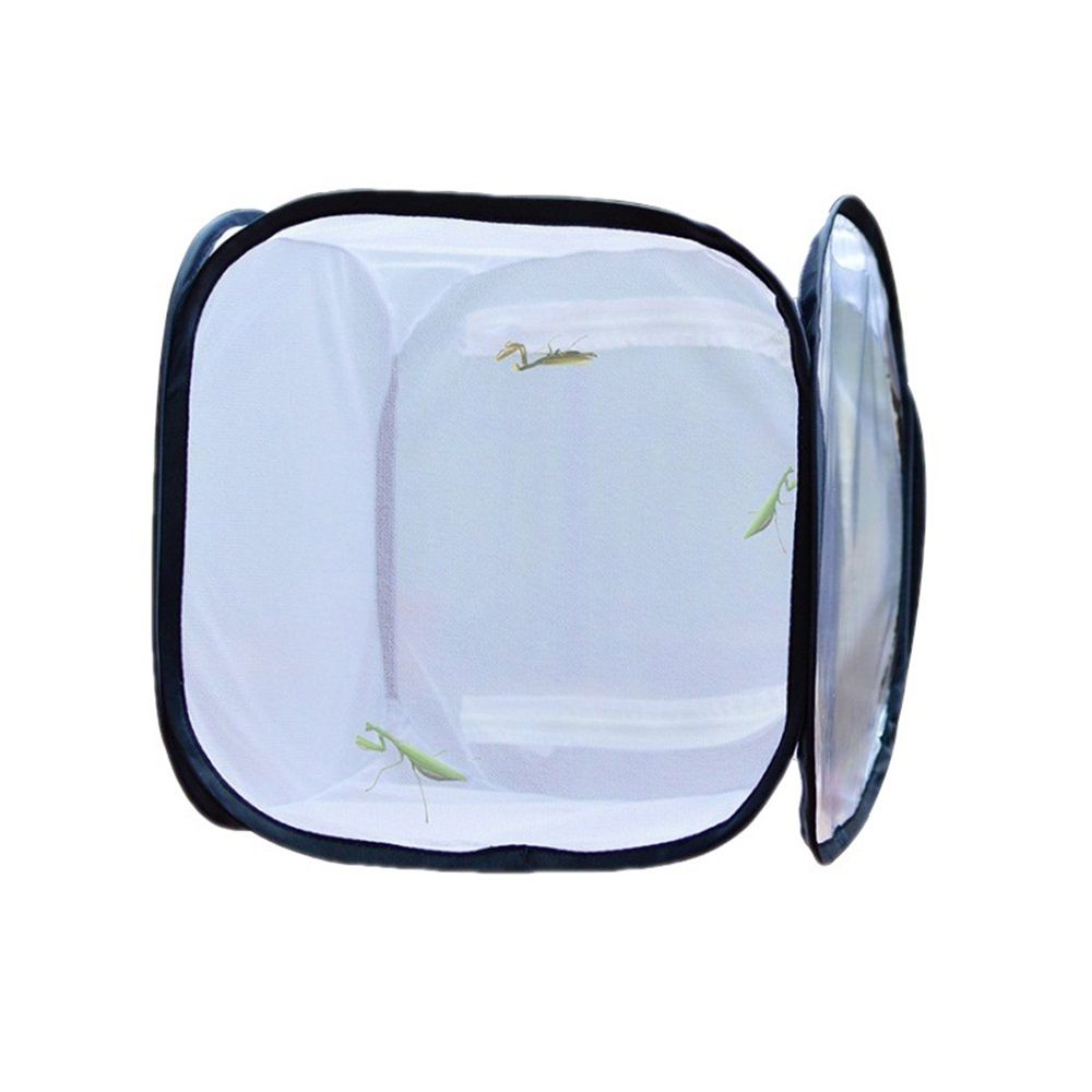Butterfly Habitat,Outdoor Foldable Butterfly Cage Habitat Fine Mesh Stops - Mesh Panels for Air - Clear Window Panel for Easy Viewing - Image 1