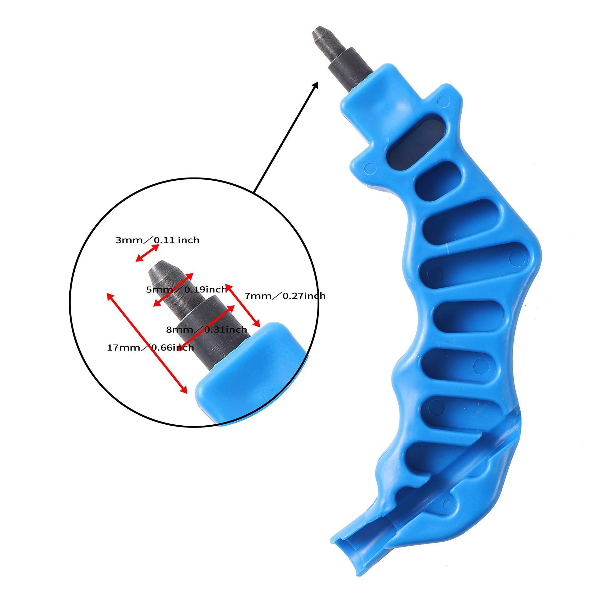 4 Pcs Drip Irrigation Tubing Hole Punch, Drip Tube Hole Punch Tool Outdoor Irrigation Pipe Hand Punch for 16/20mm Pipe Opening Punch - Image 5
