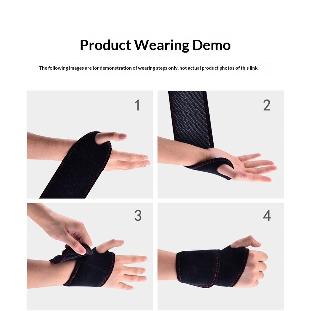 A pair Wrist Brace for Carpal Tunnel, Breathable and Adjustable Wrist Support Brace for Arthritis and Tendinitis, Wrist Compression Wrap for Pain Relief, One Size Fits Left or Right Hand - Image 5