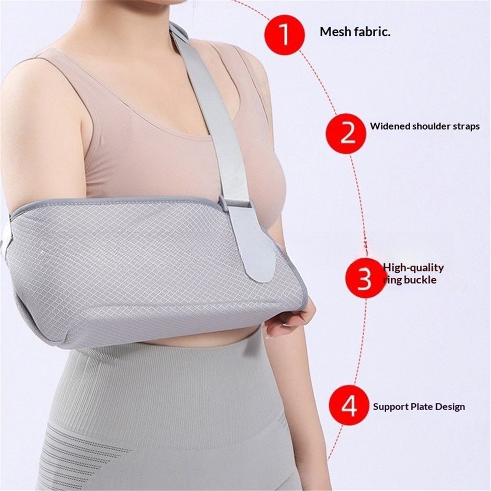 Arm Sling, Shoulder Immobilizer for Hand, Shoulder, Elbow, Wrist Injury, Versatile Arm Support for Left Right Arm Women Men - Image 4