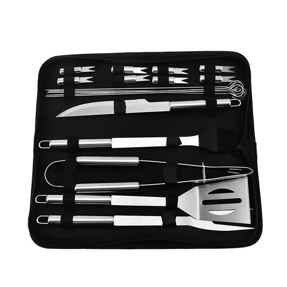 18 pack Grilling Accessories, Dad Gifts for Christmas Grilling Gifts, Heavy Duty Stainless Steel Grill Set BBQ Grill Accessories for Outdoor Grill, Best Gifts for Men Dad - Image 1