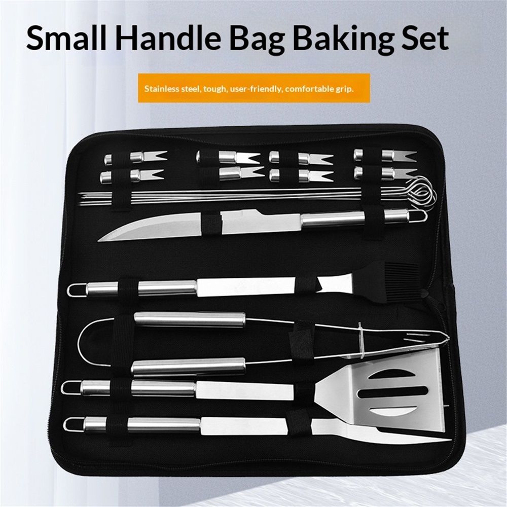 18 pack Grilling Accessories, Dad Gifts for Christmas Grilling Gifts, Heavy Duty Stainless Steel Grill Set BBQ Grill Accessories for Outdoor Grill, Best Gifts for Men Dad - Image 3