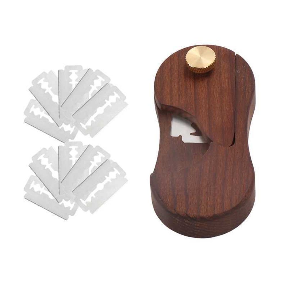 2 pack Wooden Bread Lame Dough Scoring Tool,Hand Crafted Sourdough Lame Scoring Tool,Bread Scorer Tool for Homemade Bread Baking,Dough Scoring Bread Knife with 2*10pcs Razor Blades - Image 1