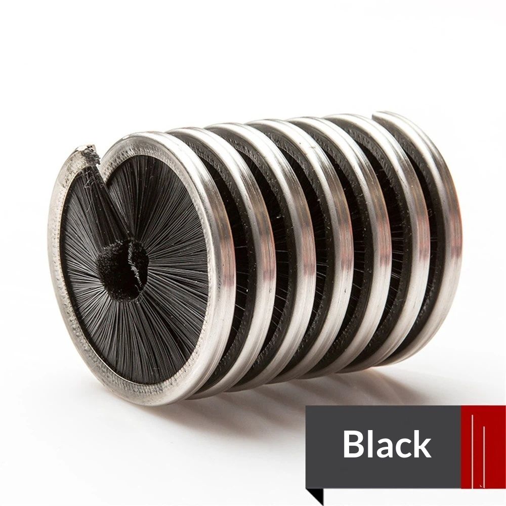 Health Gear Rope Brush, Rope Cleaner Climbing, Nylon Stainless Steel Climbing Rope Cleaner, Black Rope Cleaning Brush for Rope Way Mountaineering Cave Exploration Aerial Work - Image 1