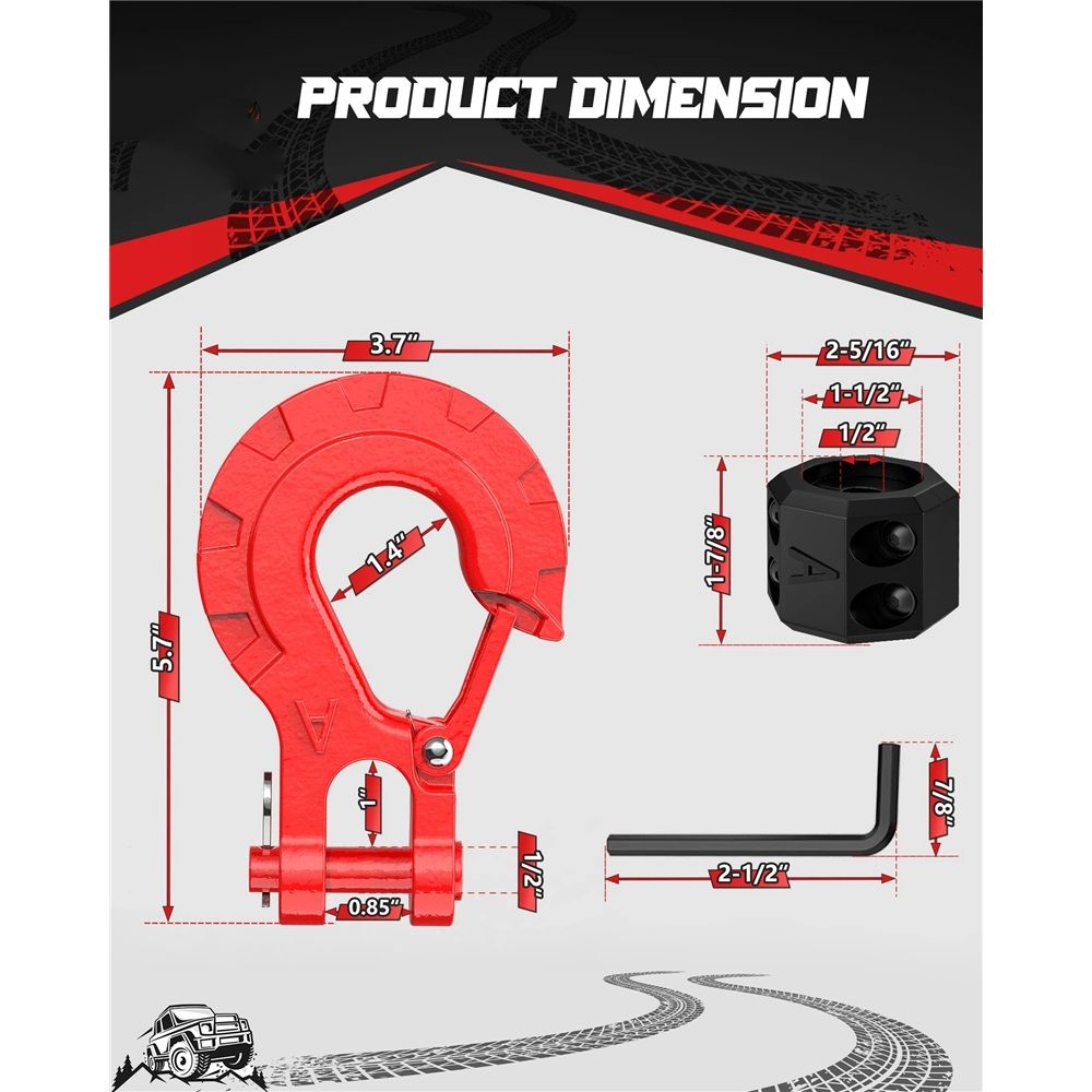 Winch Hook 3/8