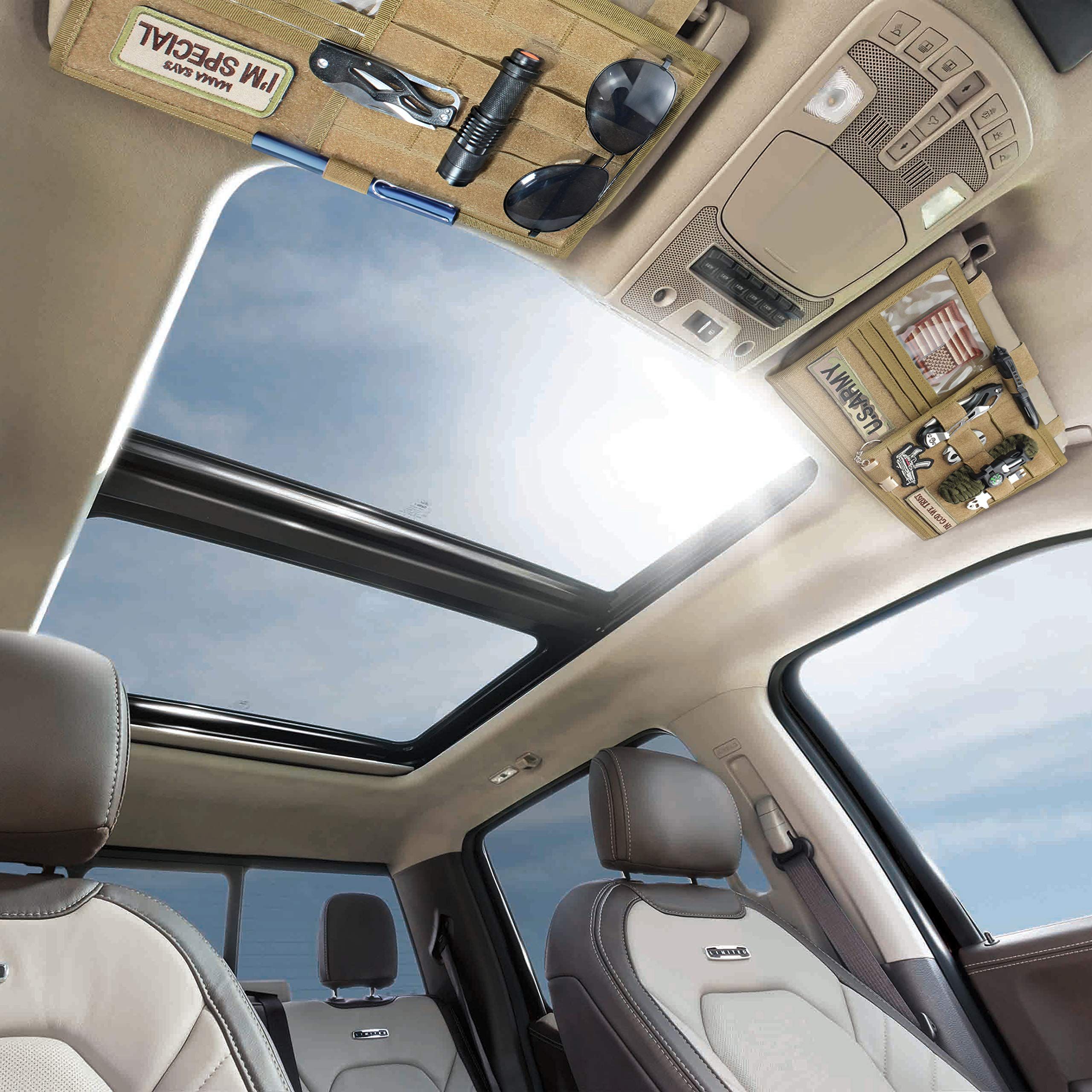 Car Visor Organizer  Universal Vehicle Sun Visor Storage for Essentials & Gear, Compatible with Cars, Pickup Trucks, Vans, SUVs - Image 5