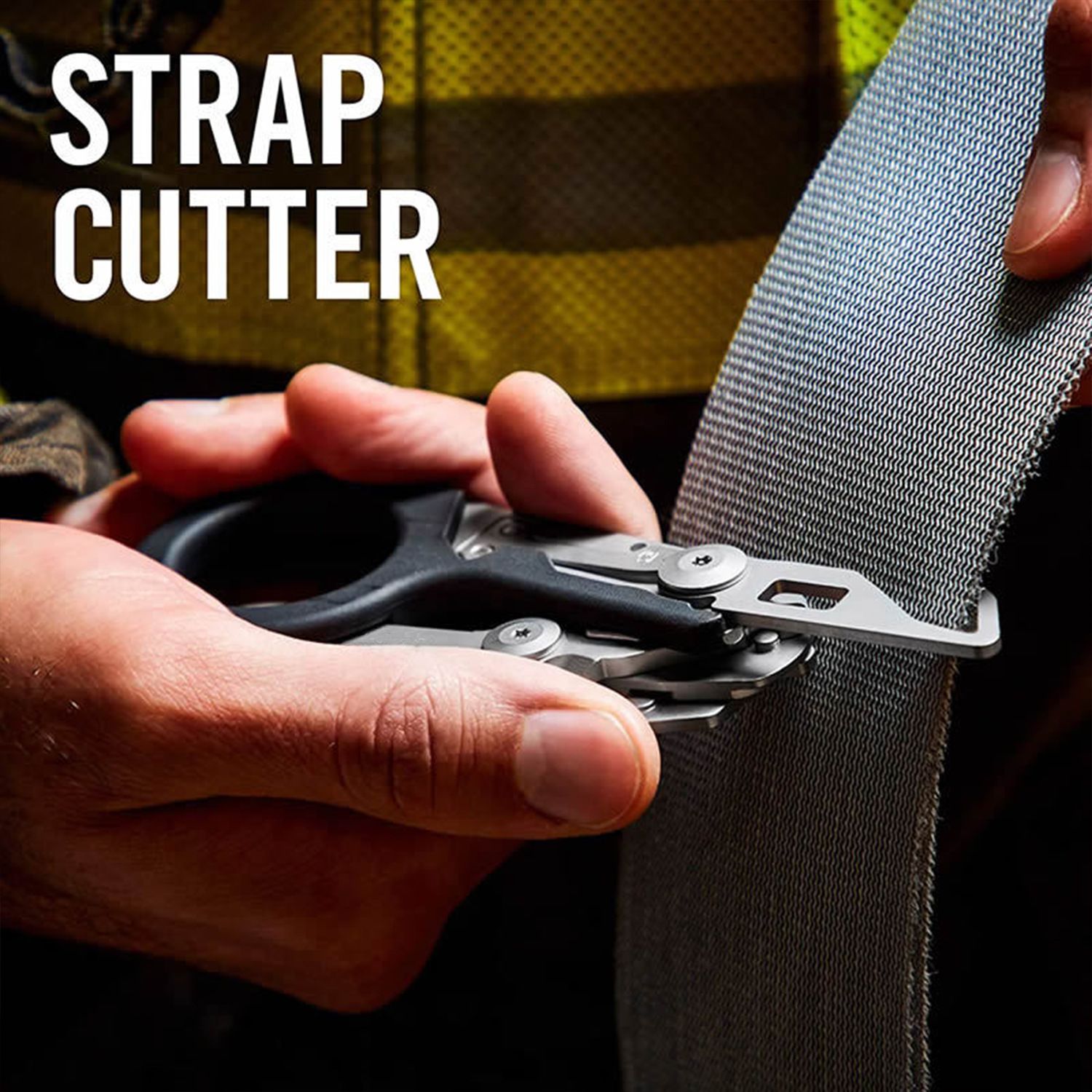 Heavy Duty 6 in 1 Multifunctional Trauma Shears Foldable | Stainless Steel emergency response scissors | Survival Shears with Holster | Trauma shears  With Strap Cutter | Black - Image 4