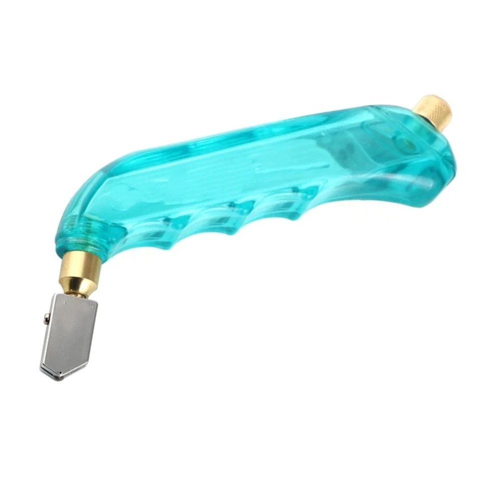 5pcs Pistol Grip Oil Feed Glass Cutter Tungsten Carbide, Professional Stained Glass Cutting Tool with 2 Replaceable Head and Oil Reservoir- 2mm-12mm - Image 2