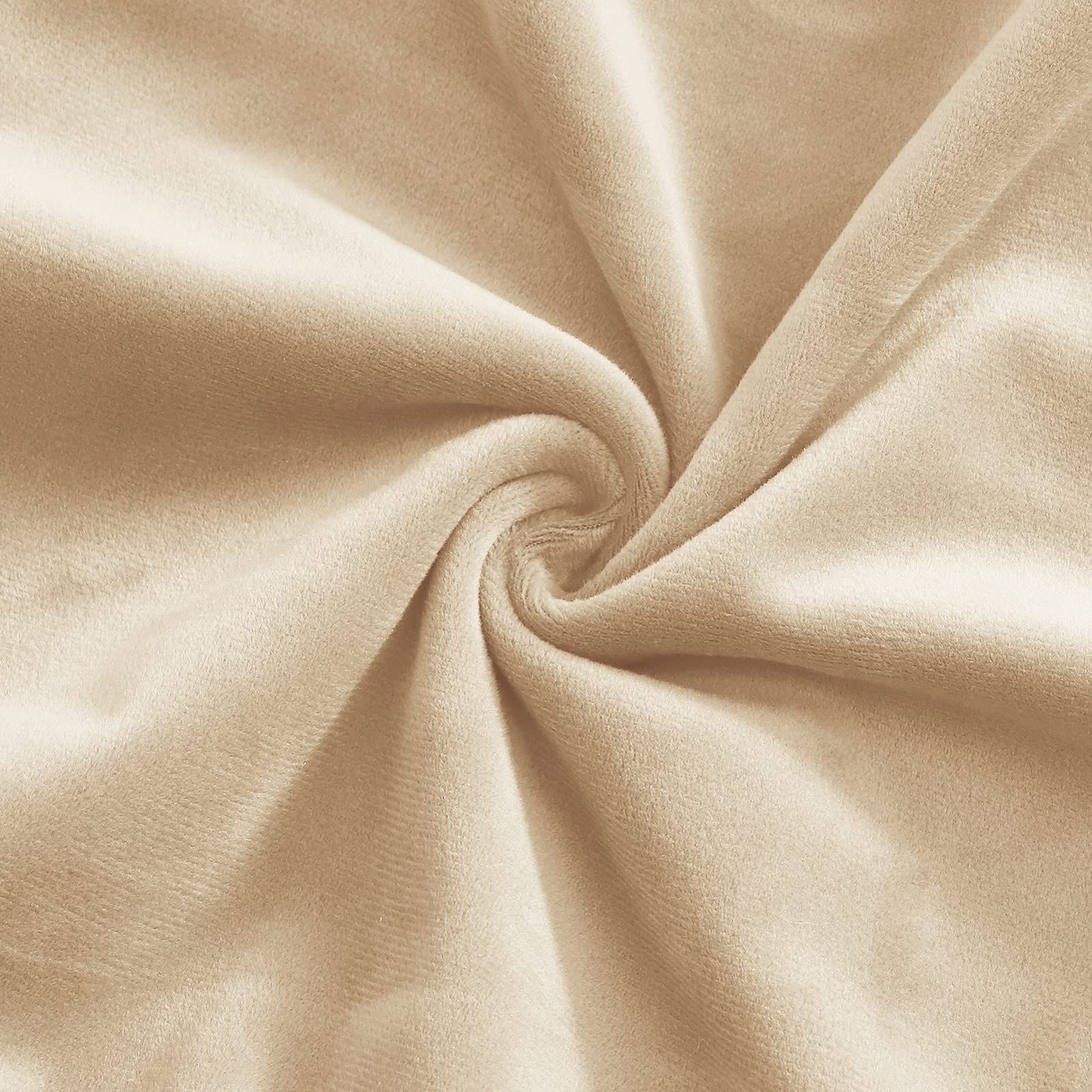 Dining Bench Cover Stretch Velvet Bench Slipcovers Removable Anti-Dust Bench Seat Cushion Covers Upholstered Dining Chair Cover Bench Protector (camel) - Image 4
