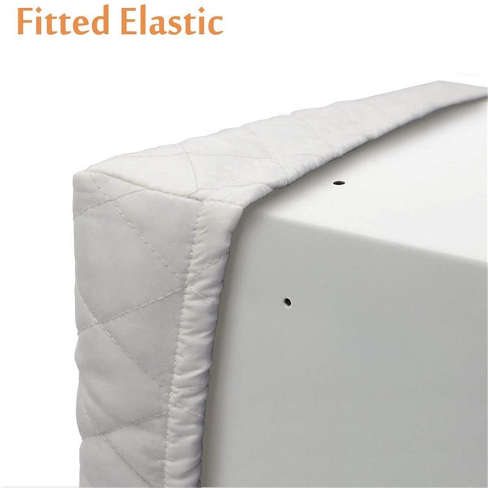 Machine washable household sofa armrests, chair covers, elastic sofa armrests, chair covers (2-piece set of armrests, Lingge white) - Image 4