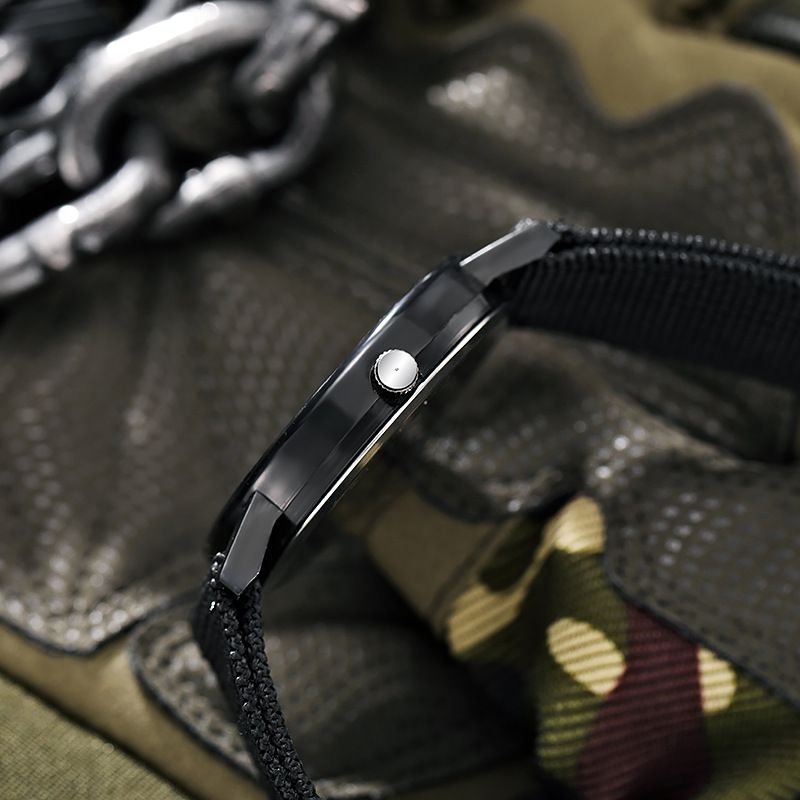Mens Watches, Luminous Sport Nylon Band Military Army Watch Analogue Quartz Wrist Watches for Men - Image 3