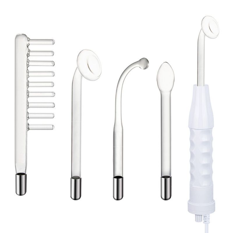 High Frequency Facial Machine - Portable Handheld High Frequency Facial Skin Wand Machine with 4 Different Tubes - Image 1