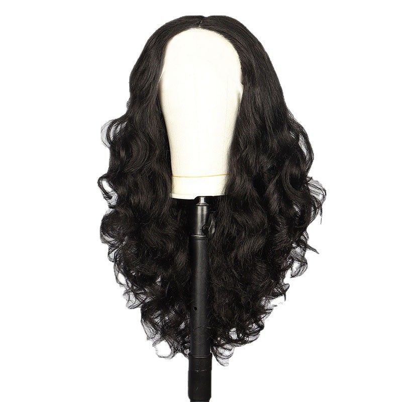 Lace 26in-Lacefrontal Hand Tied Glueless Synthetic With Natural Density Preplucked Hairline (black） - Image 1