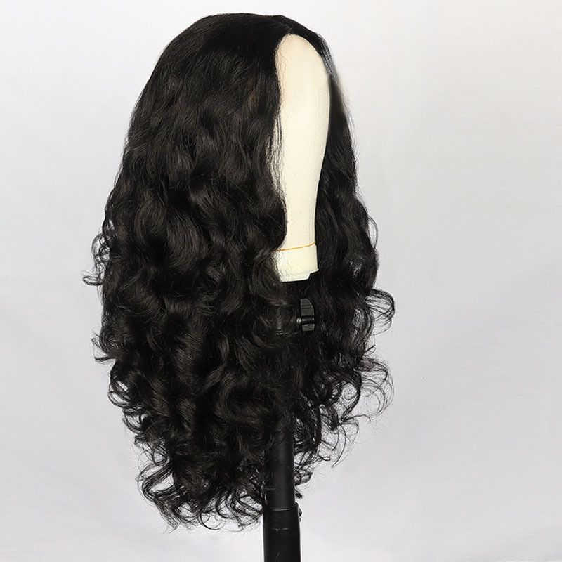 Lace 26in-Lacefrontal Hand Tied Glueless Synthetic With Natural Density Preplucked Hairline (black） - Image 3