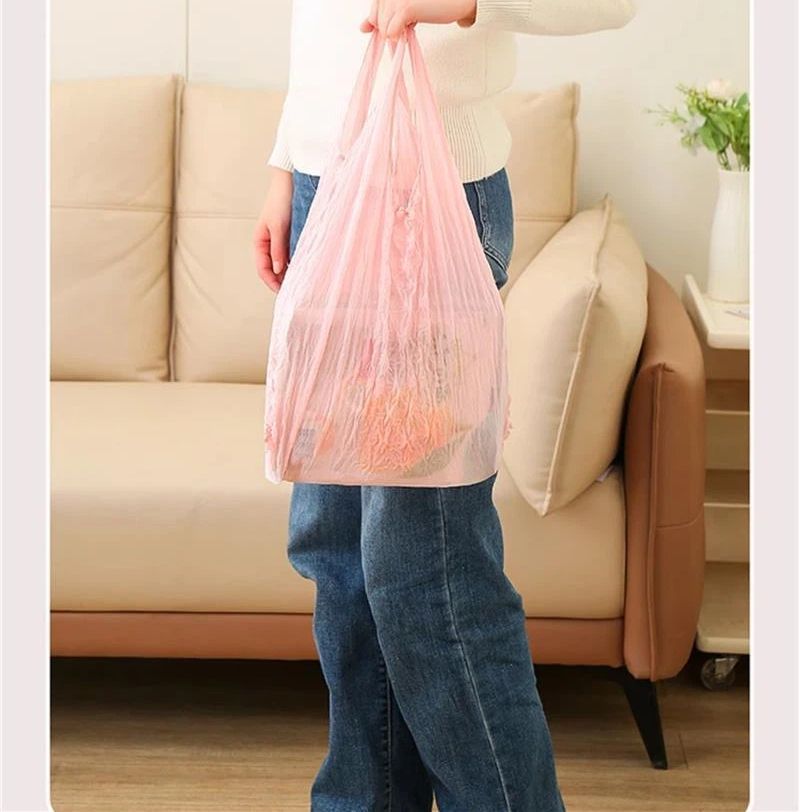 Food Huggers Reusable Grocery Bags Tote Bag | Tiny Pocket-Friendly Mini Tote Bag | Expands for Huge Capacity 6pcs 6colors - Image 5